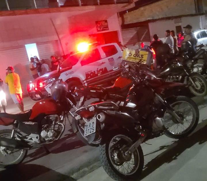 Polícia chega o local do crime - Foto Reprodução