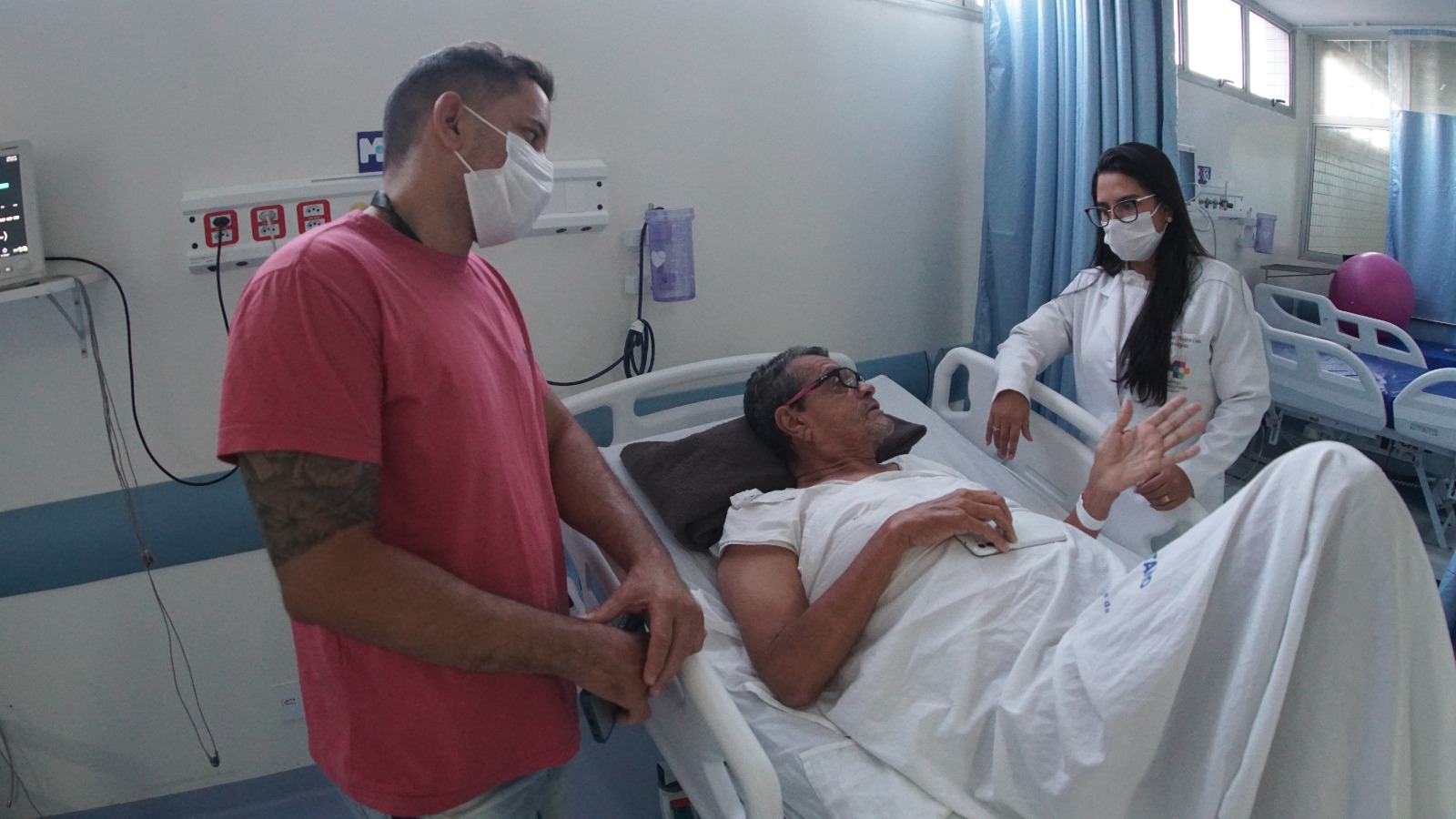 Jorge, paciente em tratamento, destaca a atenção e a eficiência da equipe Jorge, paciente em tratamento, destaca a atenção e a eficiência da equipe