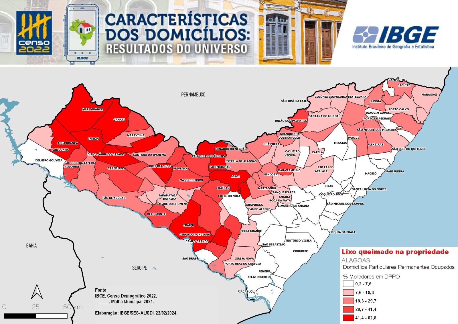 Proporcionalmente, moradores dos municípios do semiárido alagoano queimam mais lixo do que os moradores do litoral úmido Proporcionalmente, moradores dos municípios do semiárido alagoano queimam mais lixo do que os moradores do litoral úmido