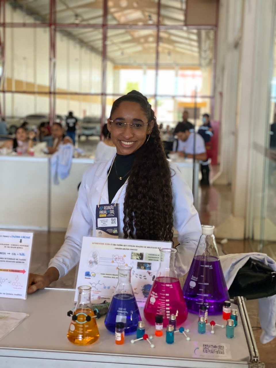 Amanda Nascimento, a pesquisadora Amanda Nascimento, a pesquisadora